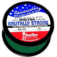 Izorline “Brutally Strong” 40lb Green Spectra